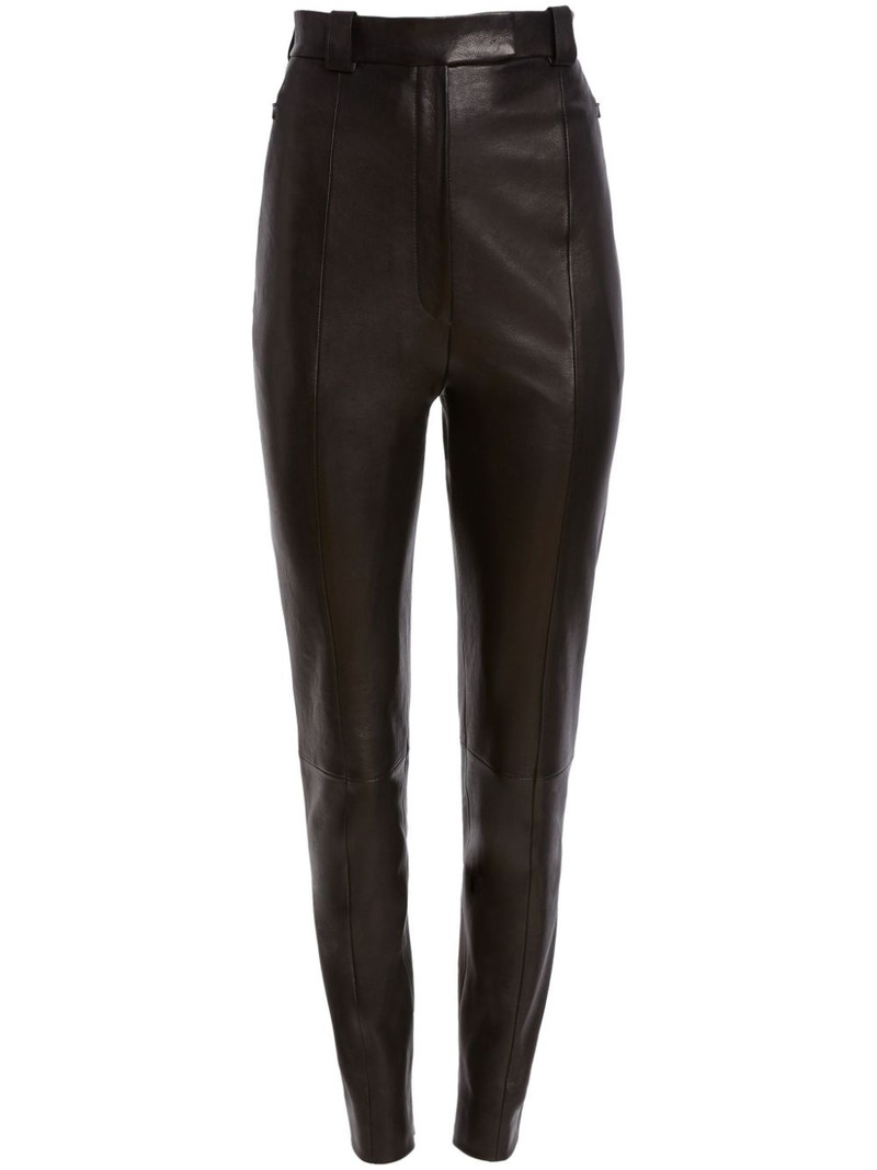 Waylin pintucked high-waisted trousers 1