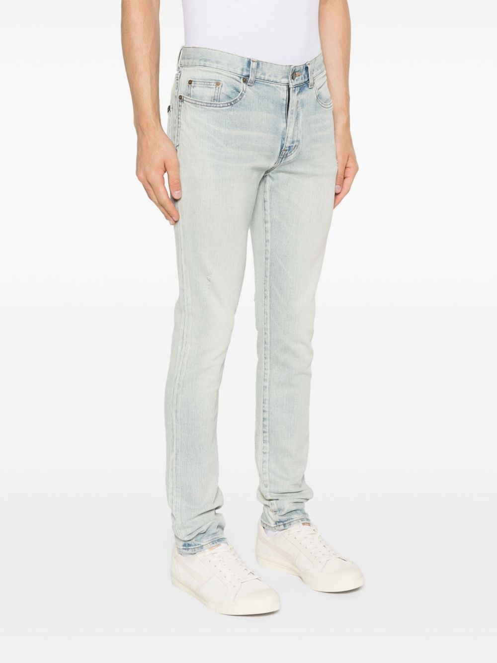 faded-effect straight jeans - 3