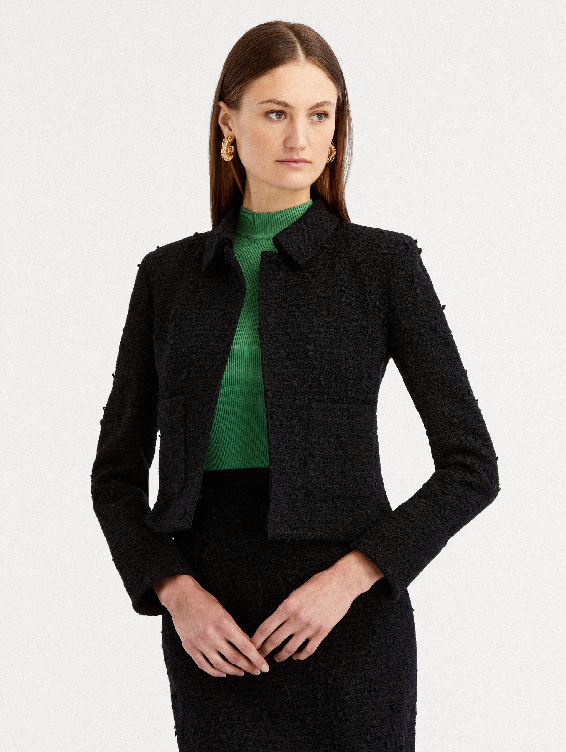 BOUCLE TWEED JACKET - 2