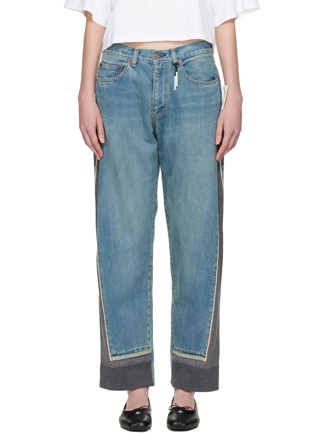 Blue & Gray UP2E1503 Jeans - 1