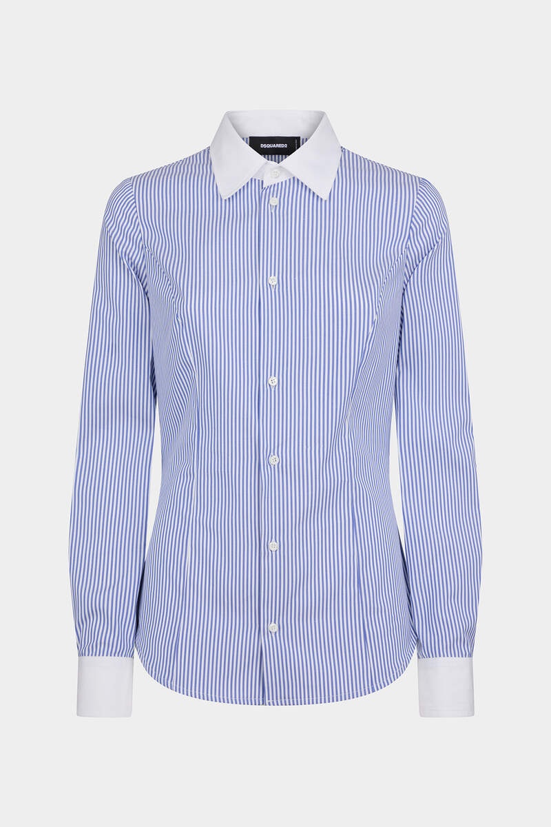 STRIPES COTTON TENNIS SHIRT - 1