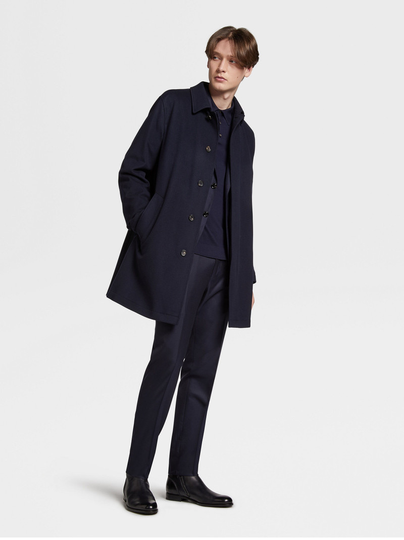 ZEGNA 12MILMIL12 WOOL BEAVER CAR COAT outlook