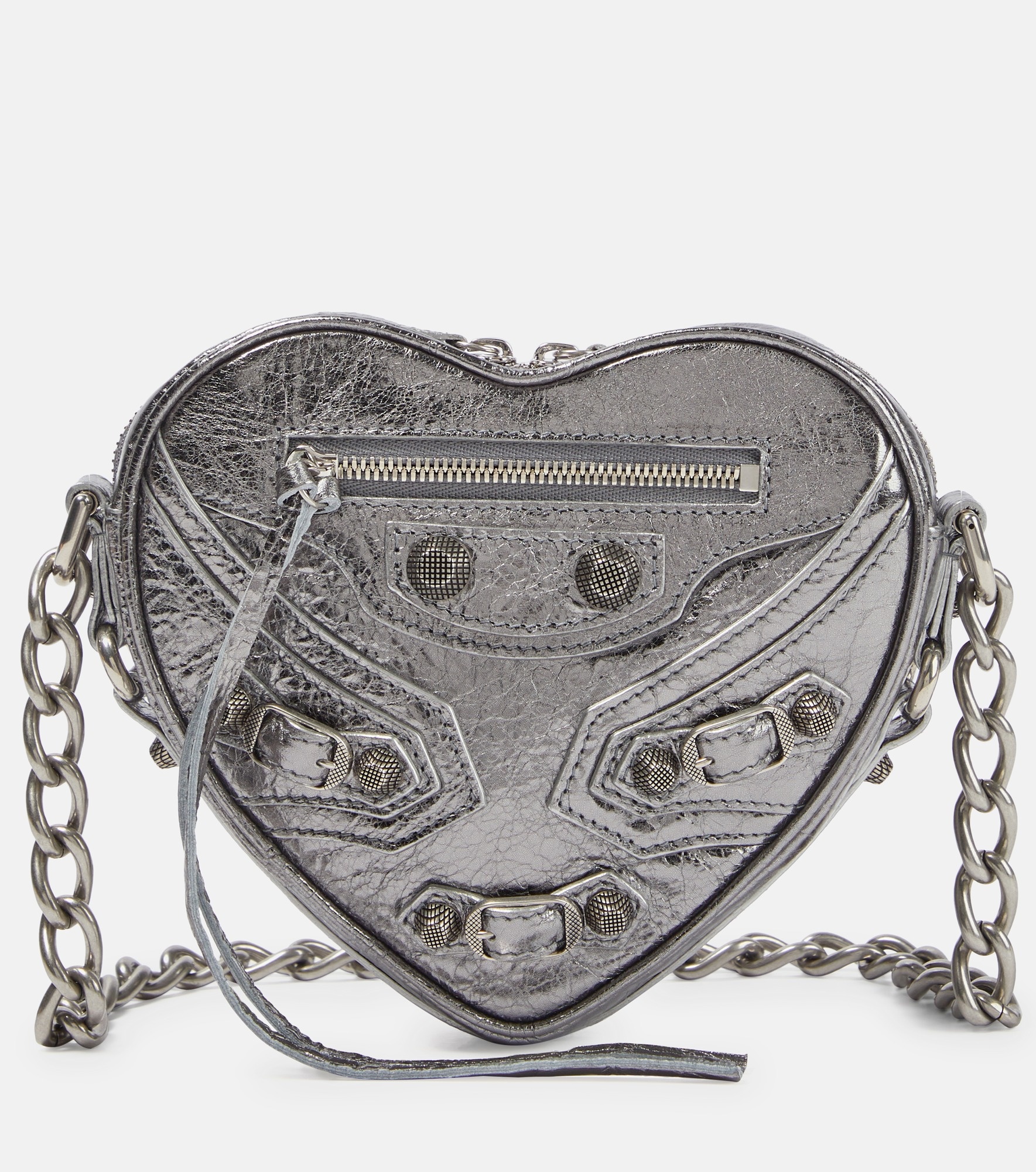 Le Cagole Heart Mini leather crossbody bag - 1