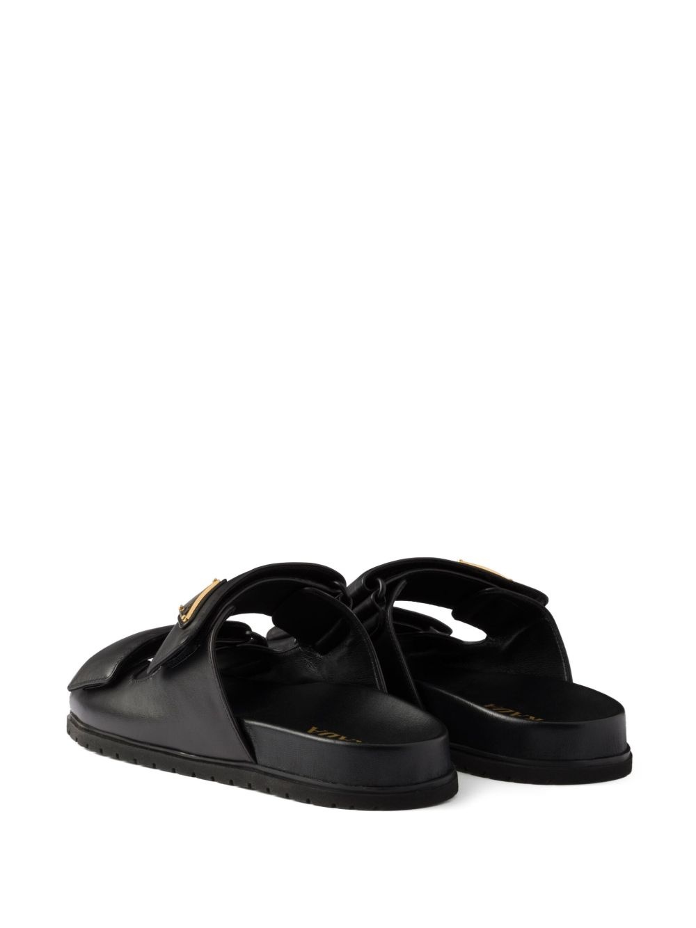 touch-strap leather sandals - 3