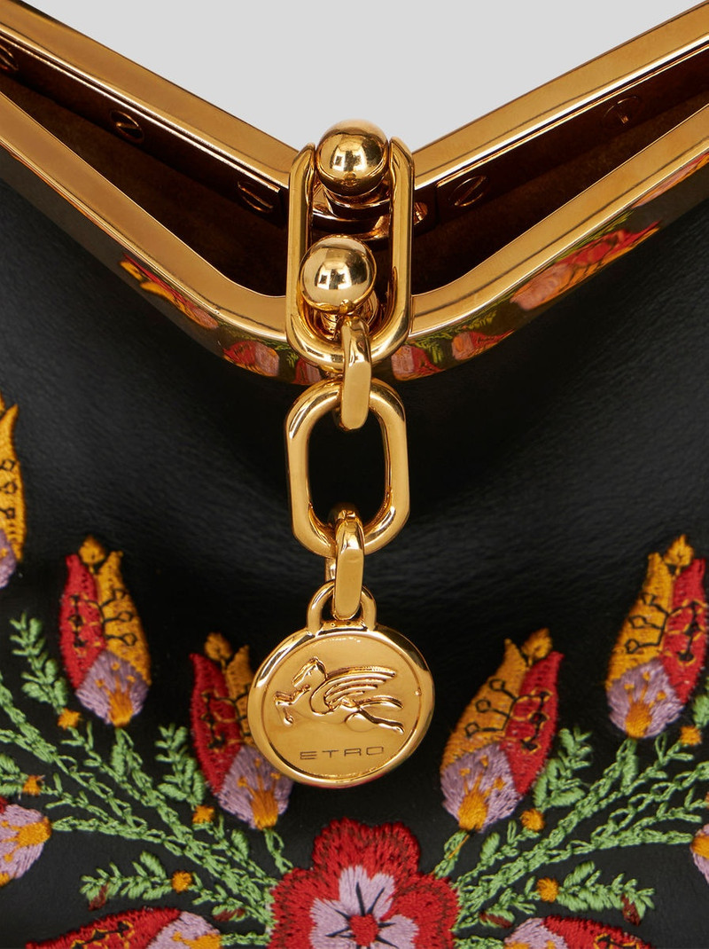 MINI VELA BAG WITH FLORAL EMBROIDERY 5