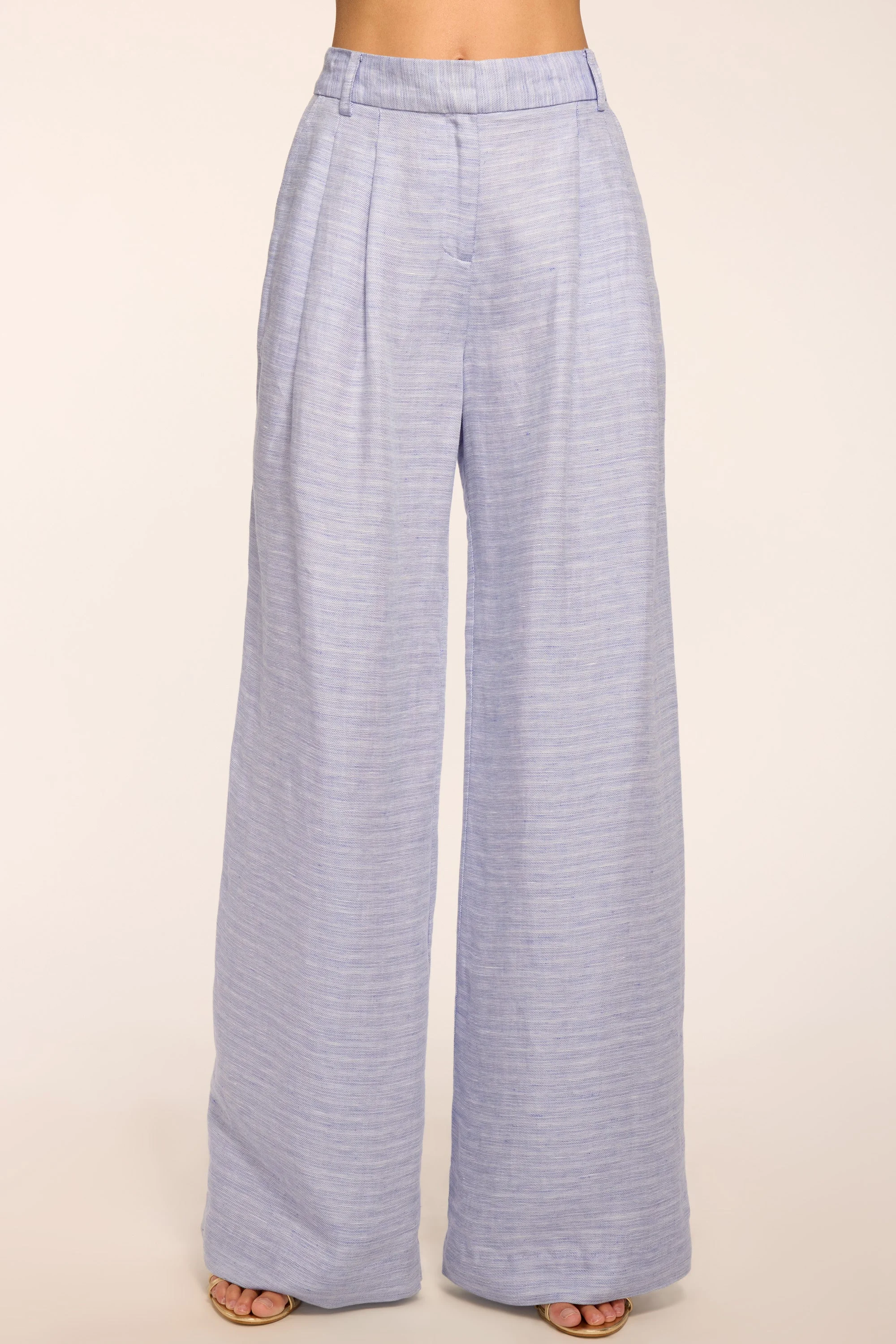 Oscar Textured Linen Pant - 1