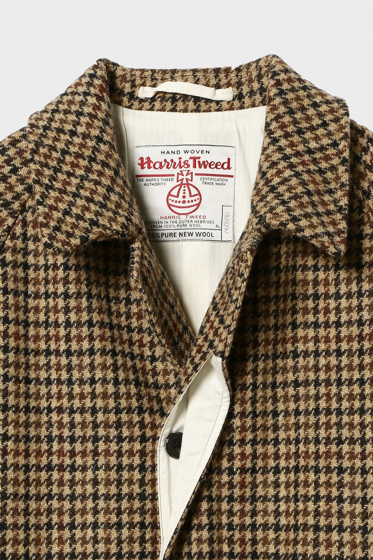 HARRIS TWEED REVERSIBLE COLLA COAT | nate-hospital.com