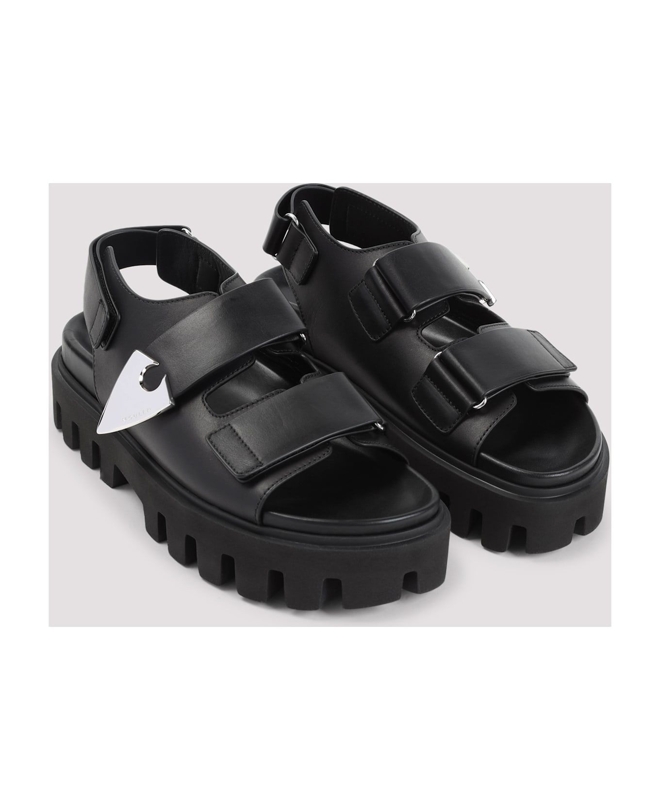 Leather And Rubber Sandals - 5