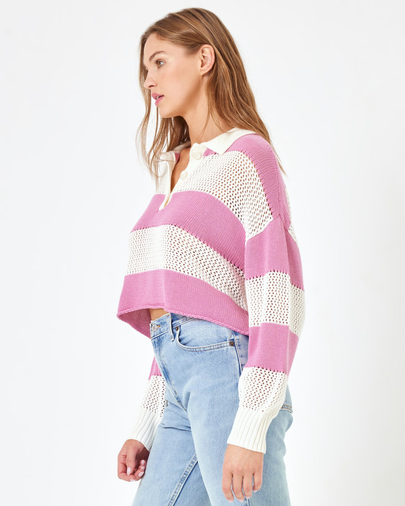 L*SPACE LSPACE X Anthropologie Rugby Sweater outlook