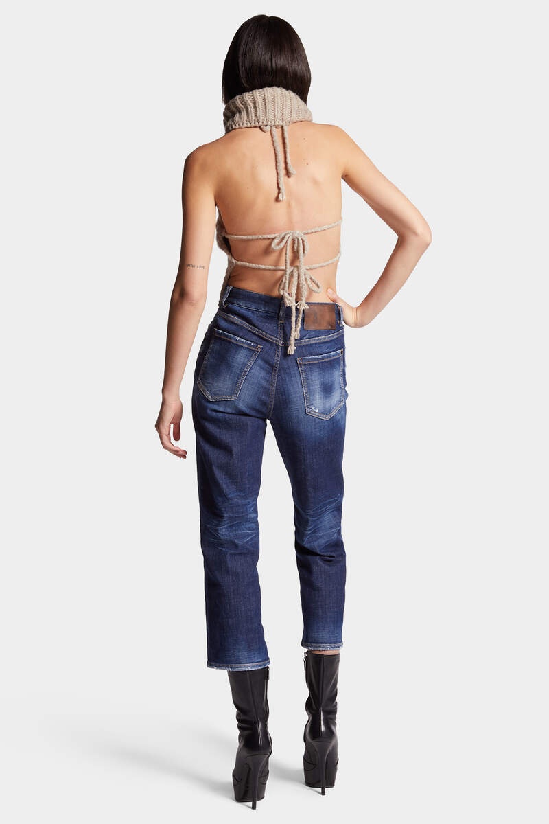DARK BASIC WASH BOSTON JEANS - 4