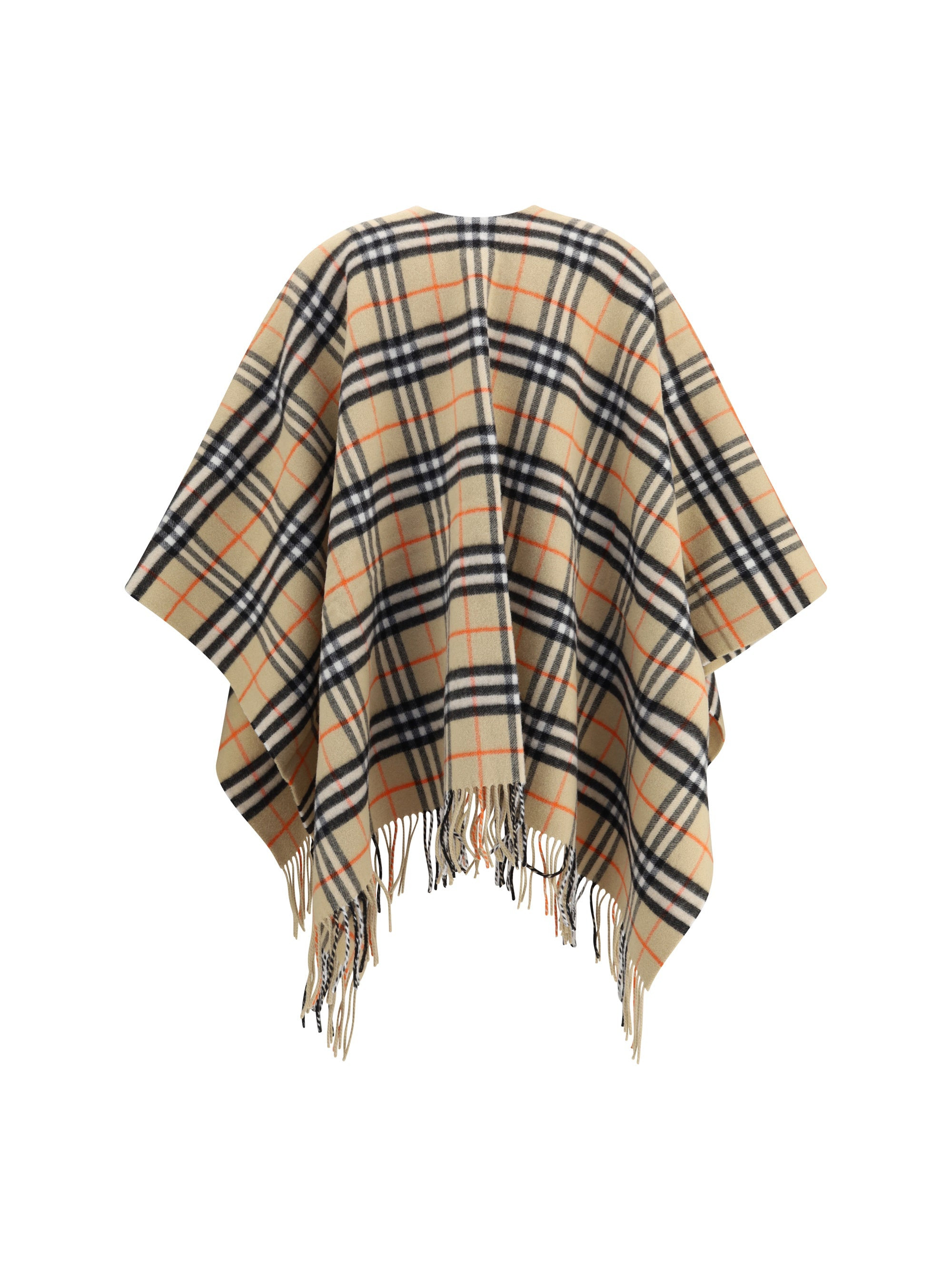 Burberry Women Archivio Check Cashmere Cape - 2
