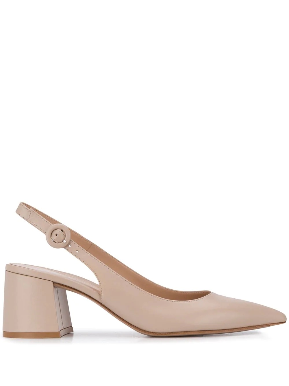 slingback block heel pumps - 1