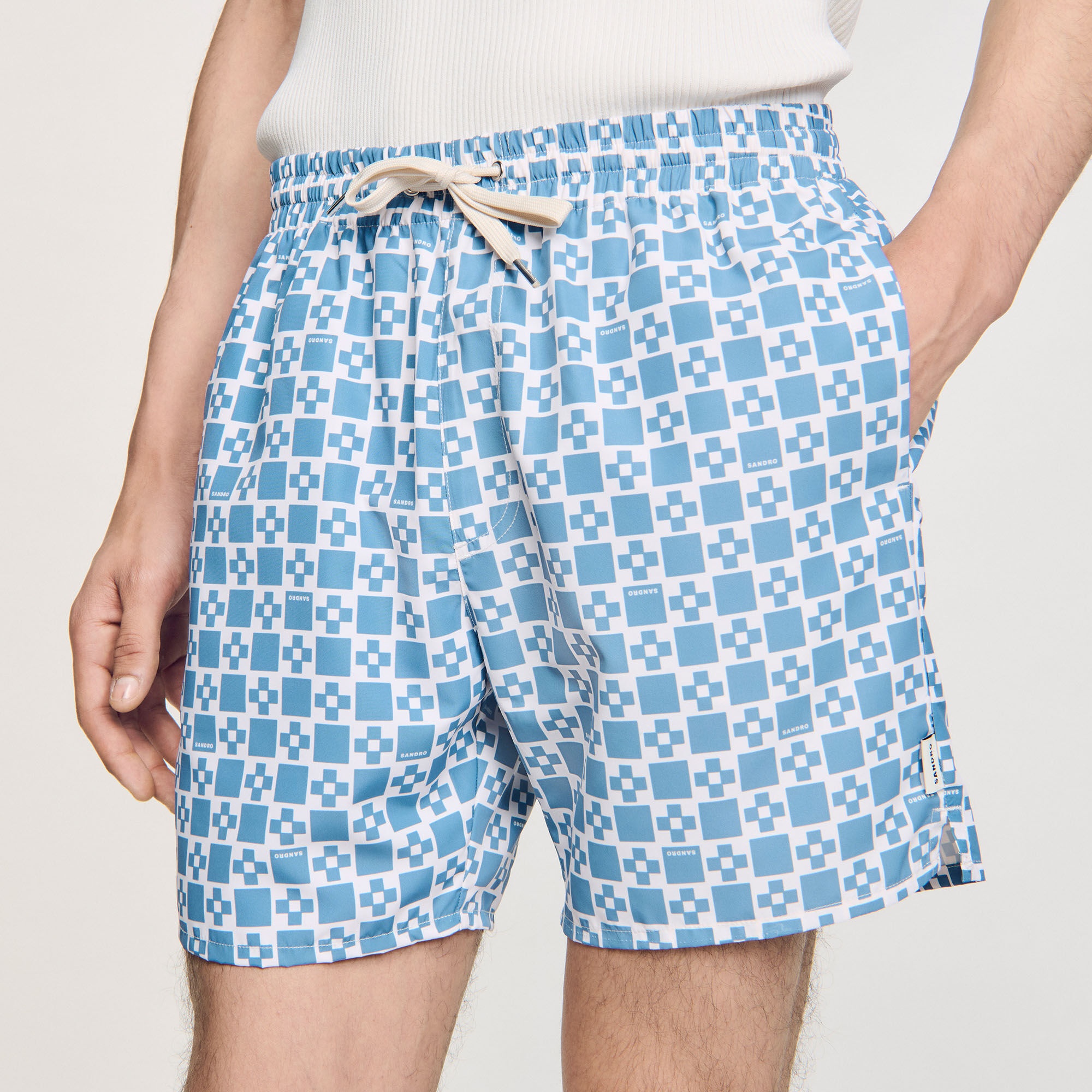 SQUARE CROSS SWIM SHORTS - 3