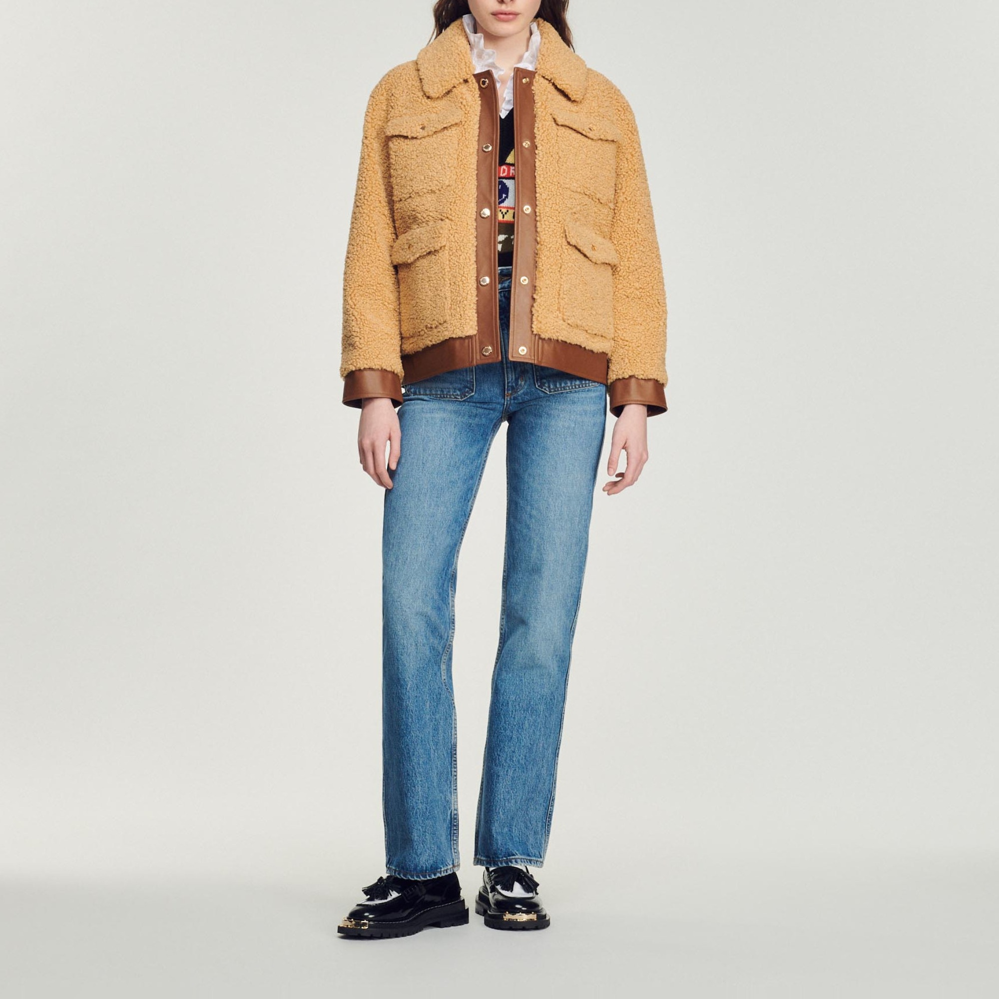 Faux fur coat - 3