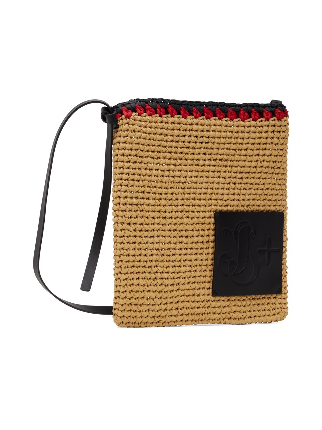 Beige Crochet Crossbody Bag - 2