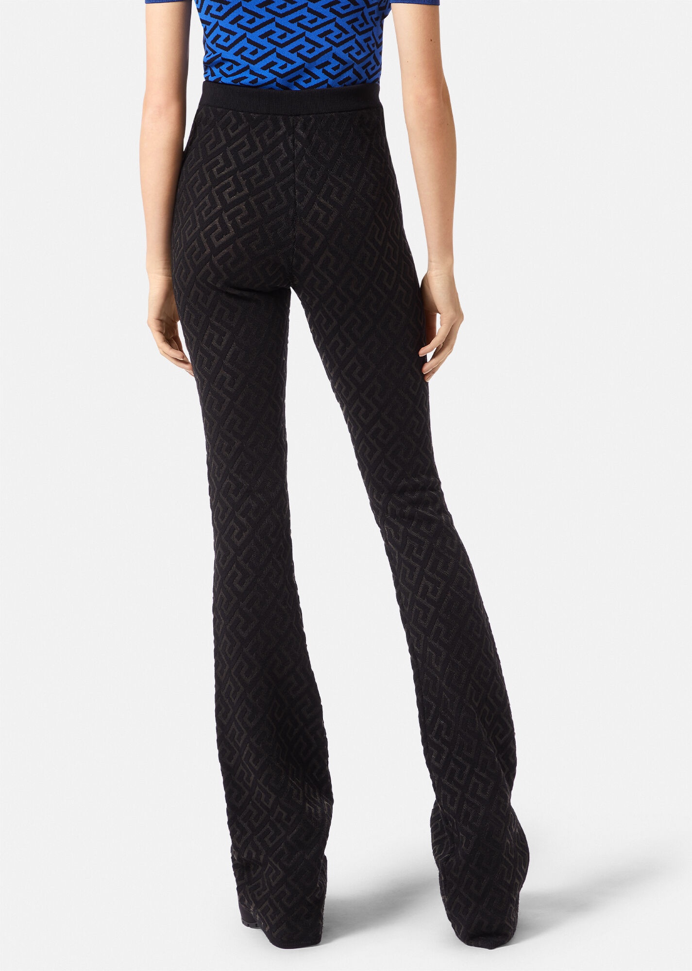 La Greca Flared Trousers - 4