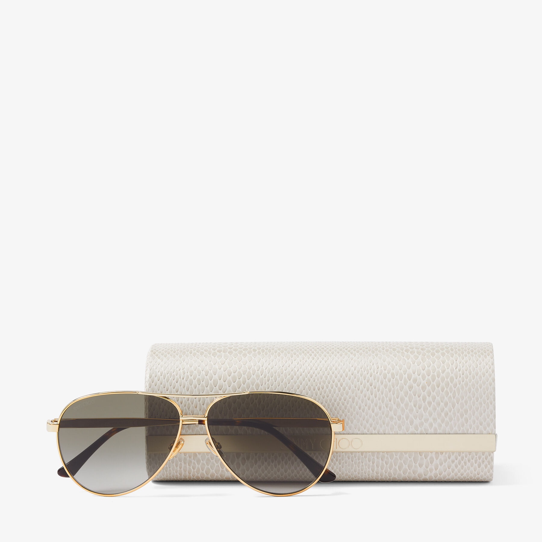 Jimena
Rose Gold and Havana Aviator Sunglasses with Swarovski Crystals - 4