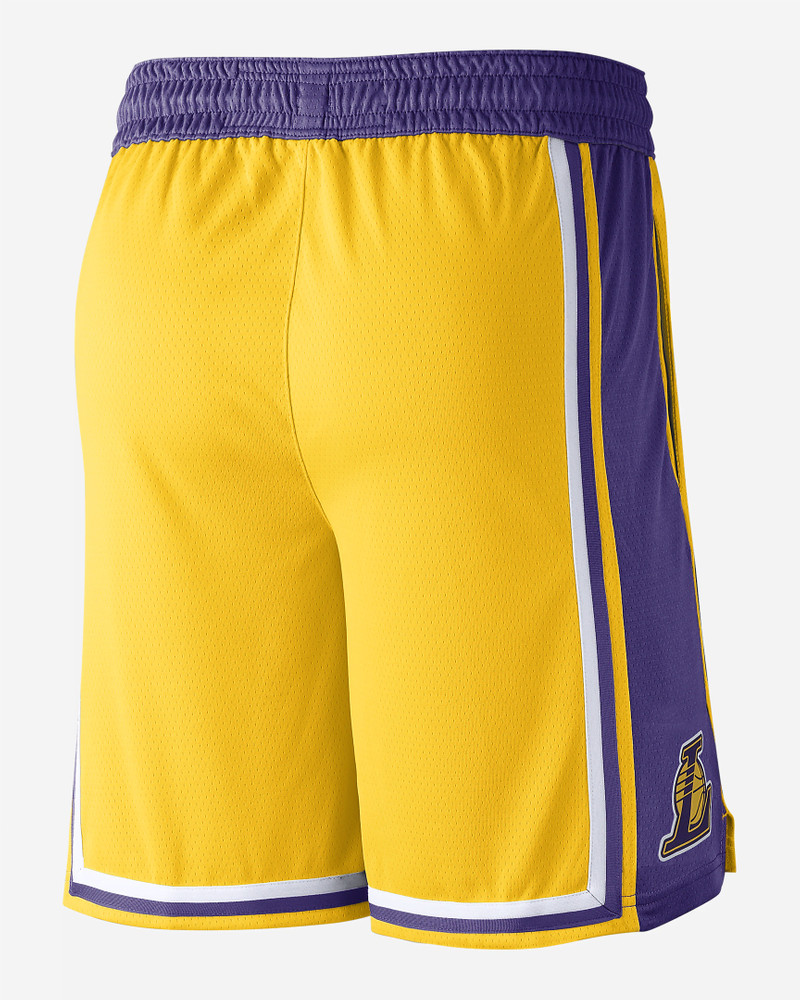 Nike Los Angeles Lakers Icon Edition Nike Men's NBA Swingman Shorts outlook