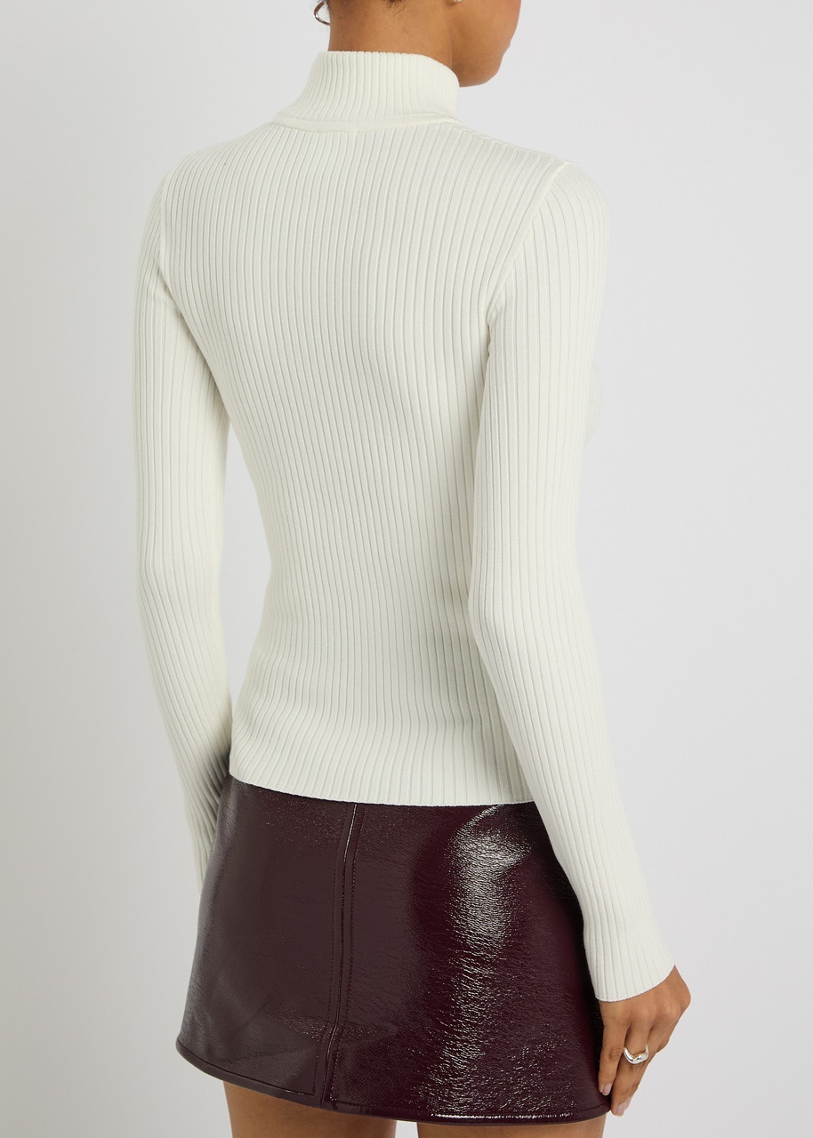 Courrèges Reedition Ribbed Knit Jumper - 3