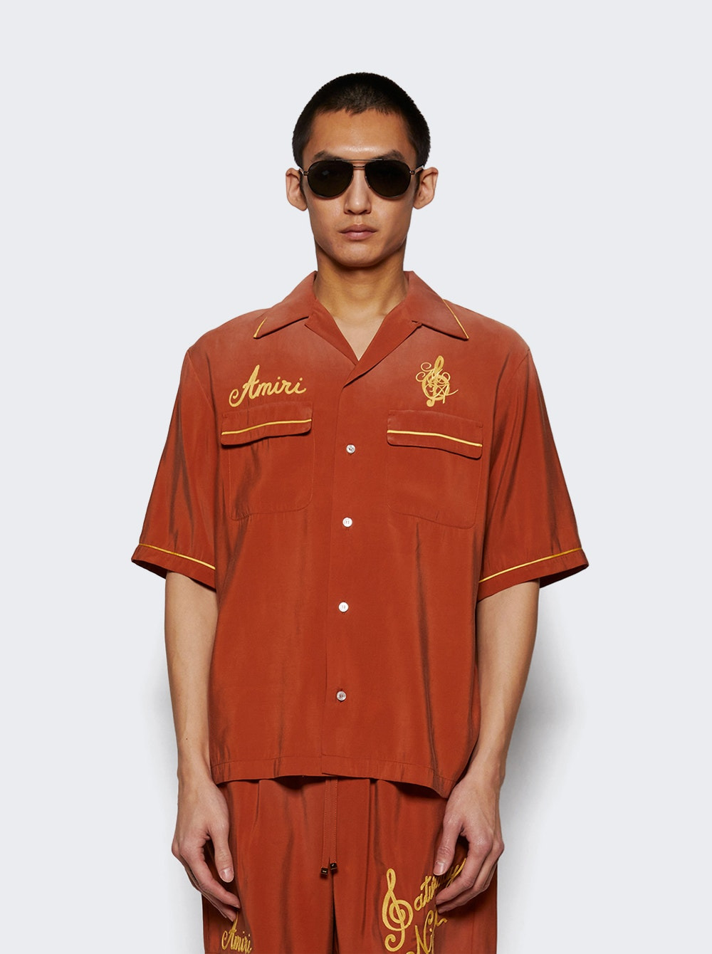 Saturday Night Camp Shirt Burnt Orange - 2