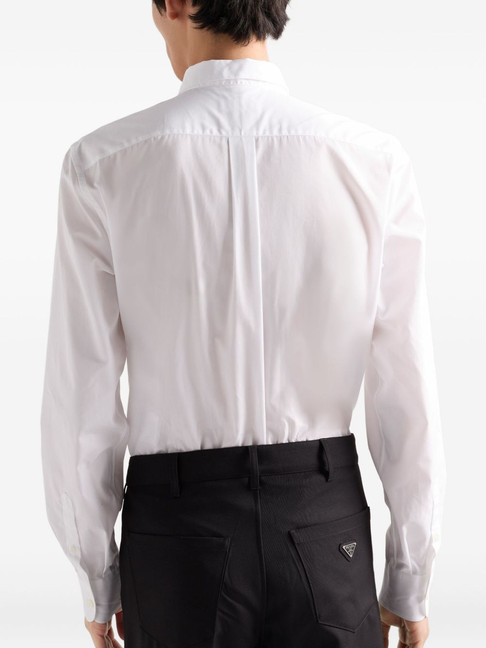 patch-pocket cotton shirt - 3
