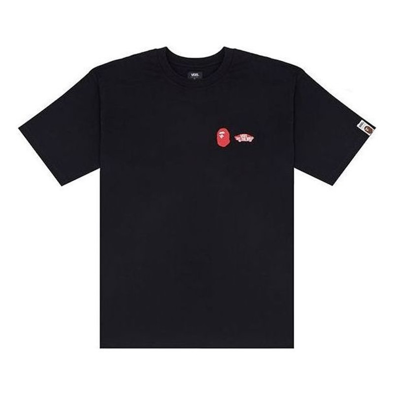 Vans x BAPE Sk8-Hi T-Shirt 'Black' VN0A7XQ8448 - 1