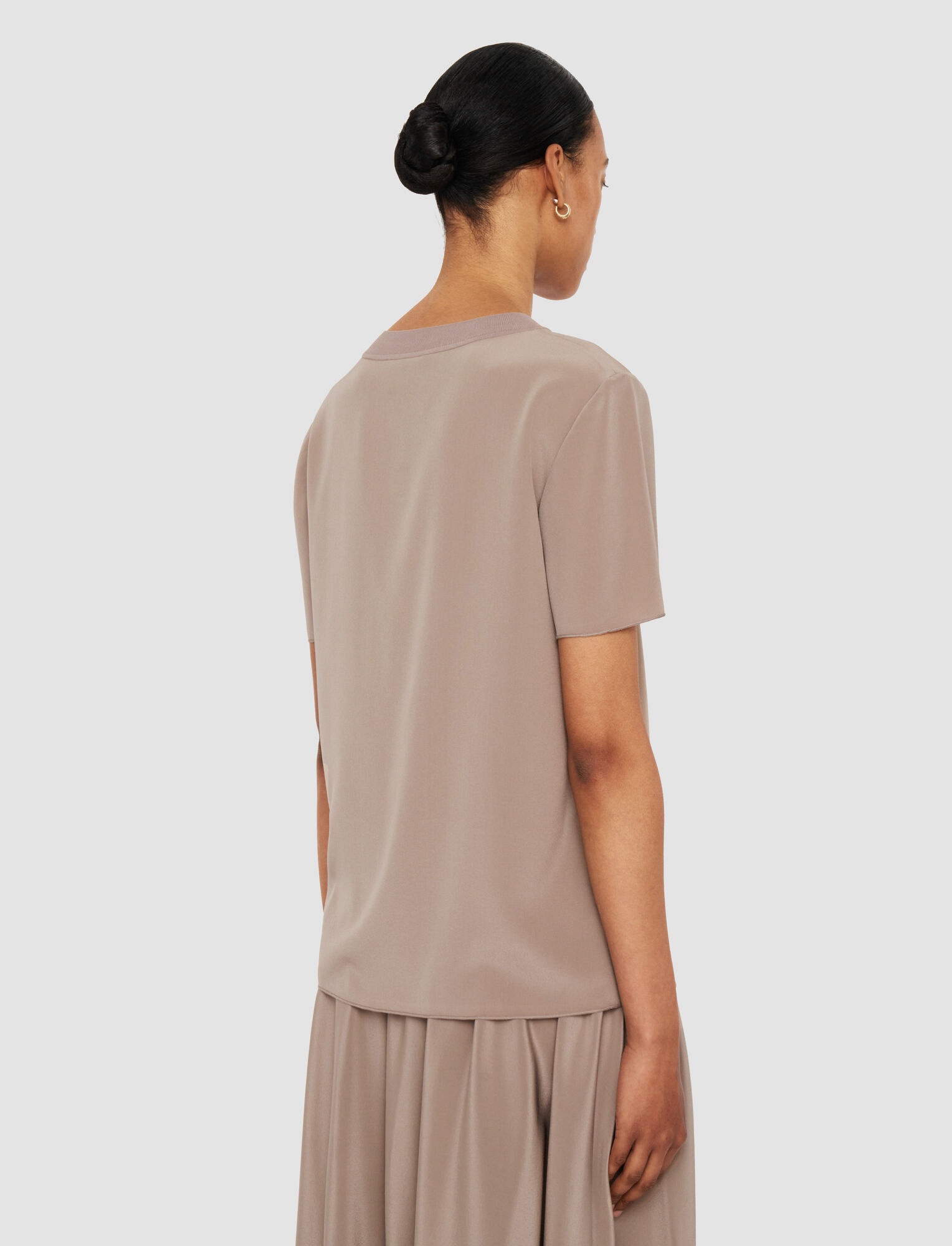 Rubin Crepe de Soie Silk Blouse - 4