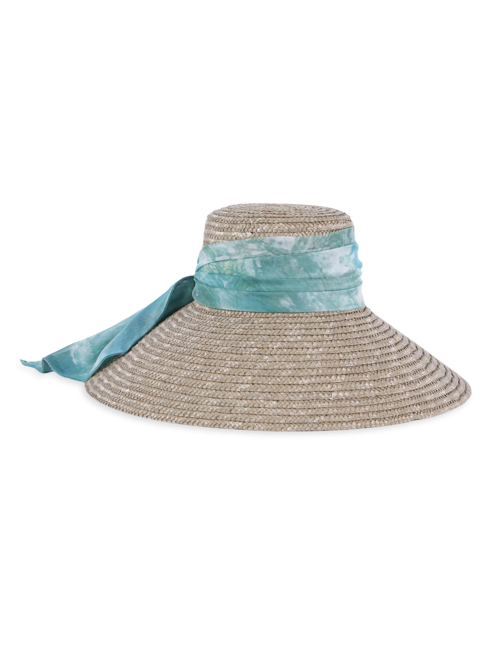 Women's Mirabel Wide-Brim Straw Sun Hat - Khaki - 1