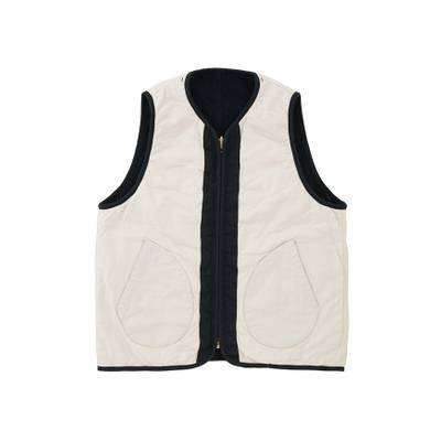 visvim WAWONA DOWN VEST (W/LI NEP TWEED) NAVY outlook