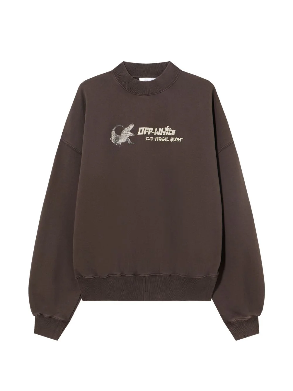 crocodile graphic sweatshirt - 1