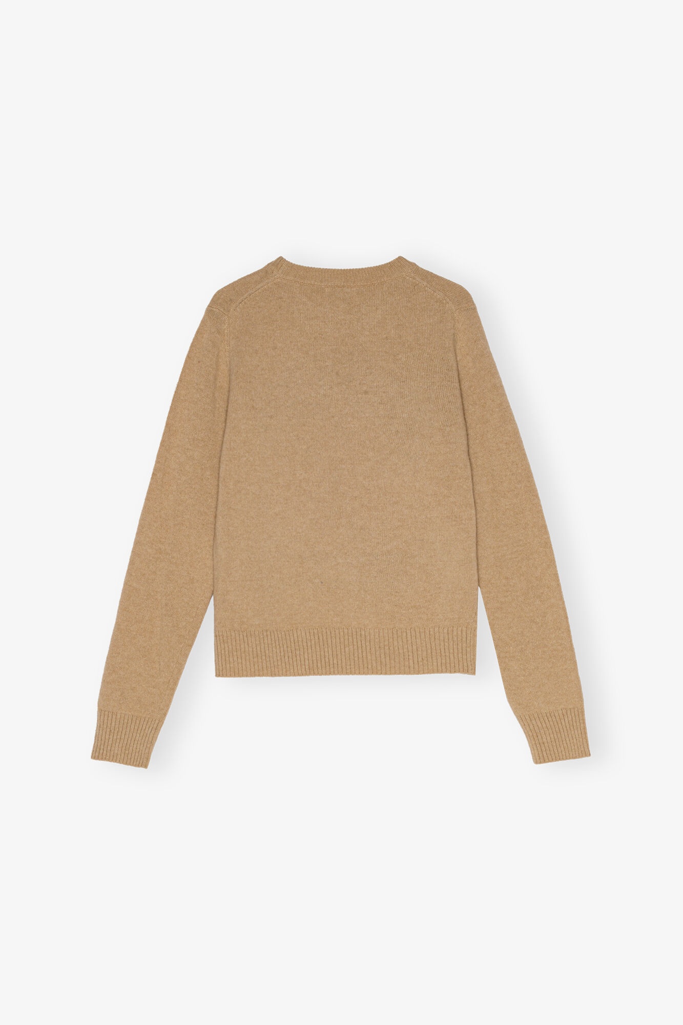 CAMEL GRAPHIC CHERRY O-NECK PULLOVER - 5