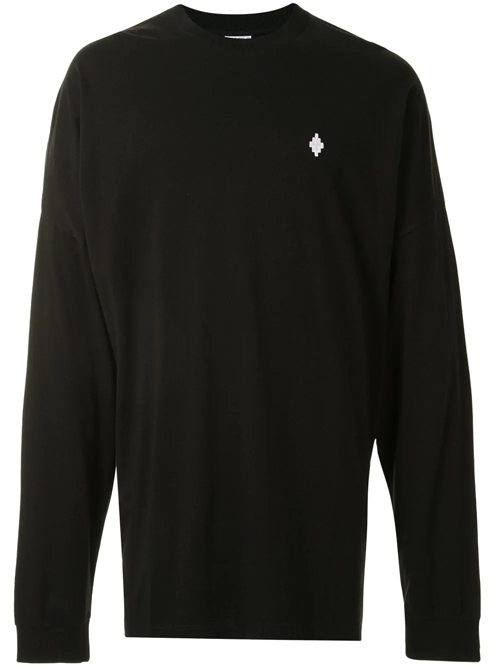 oversized logo-embroidered sweatshirt - 1