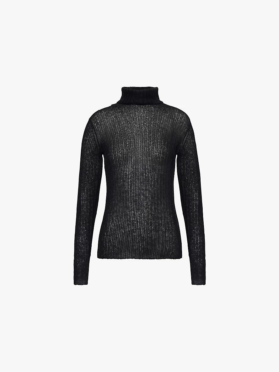 Tati high-neck wool-blend jumper - 1