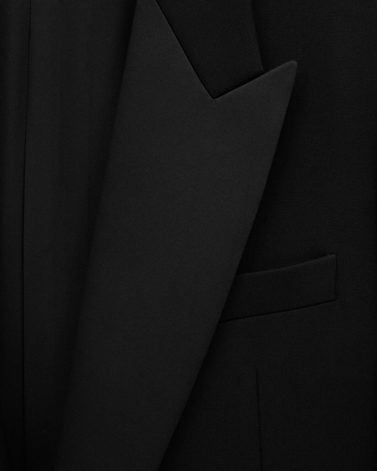 TUXEDO JACKET IN GRAIN DE POUDRE - 3