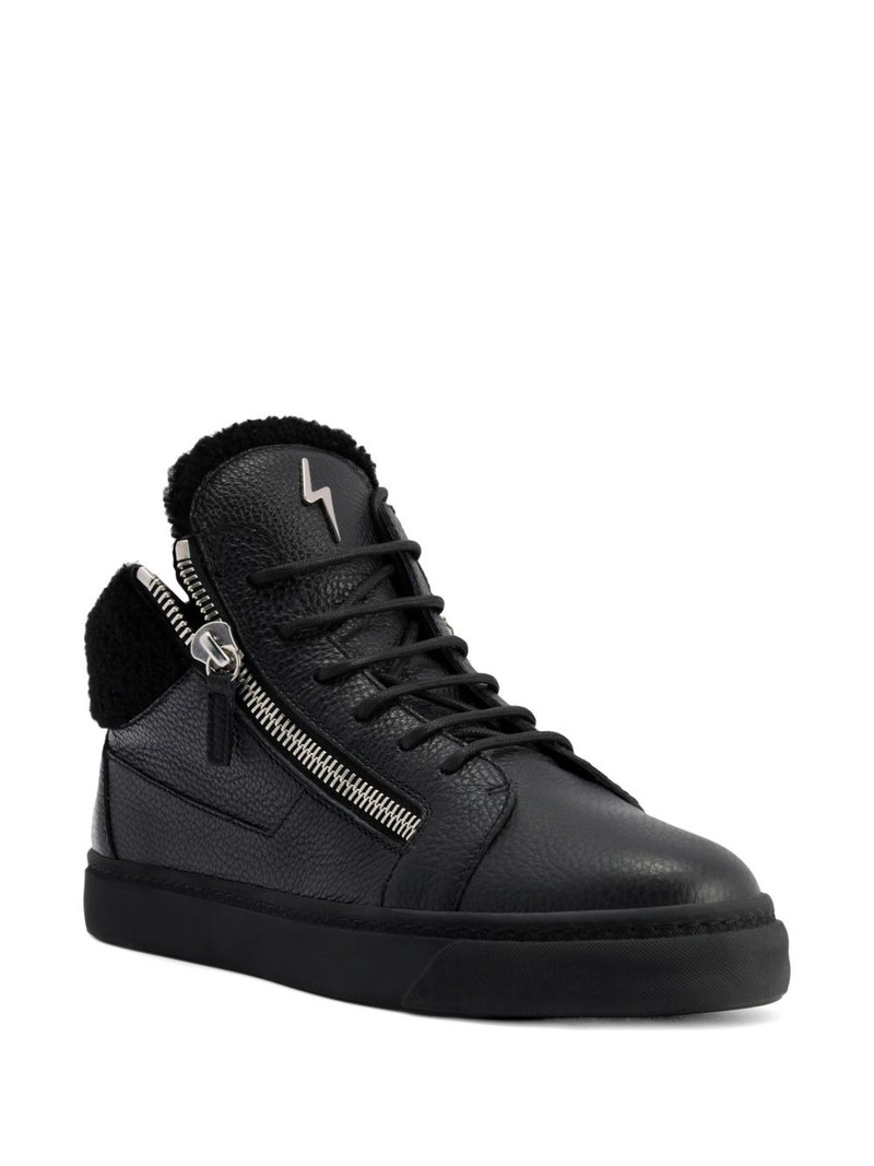 Giuseppe Zanotti Kriss side zippers sneakers outlook