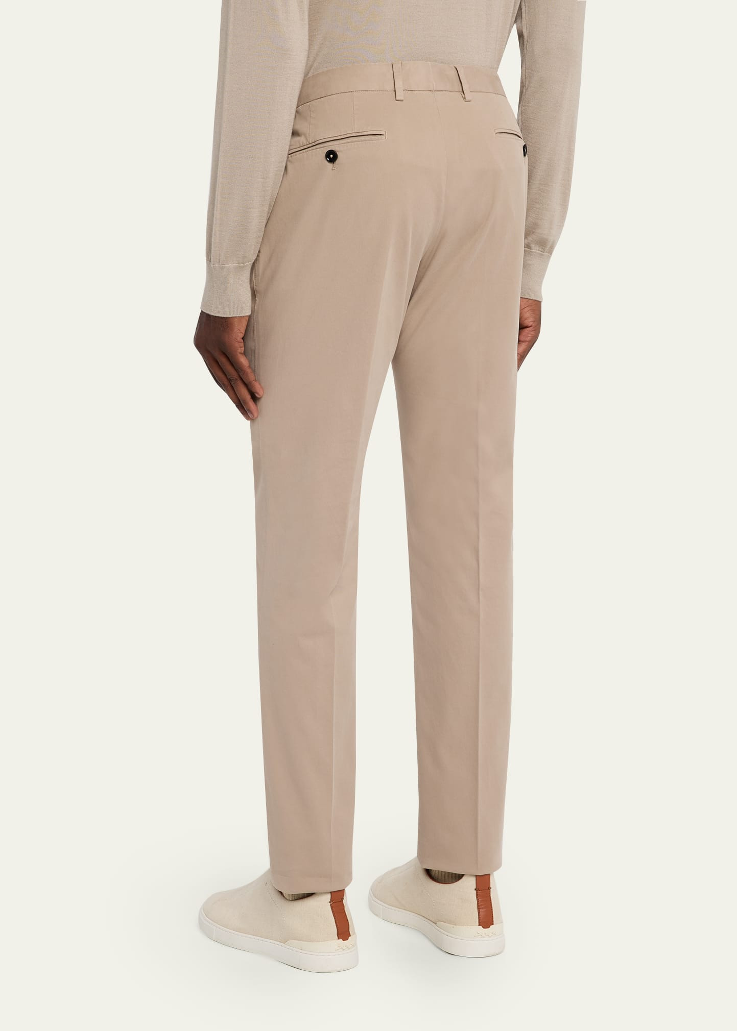 Men's Slim Flat-Front Pants - 3