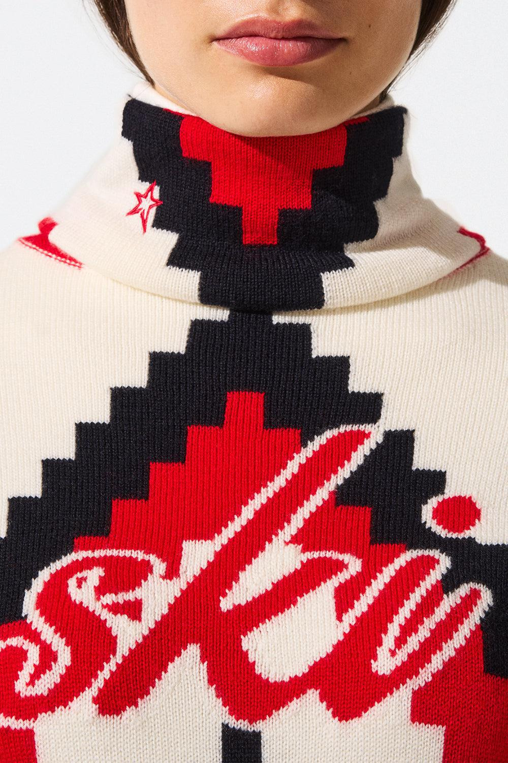 Chevron Sweater - Red - 4