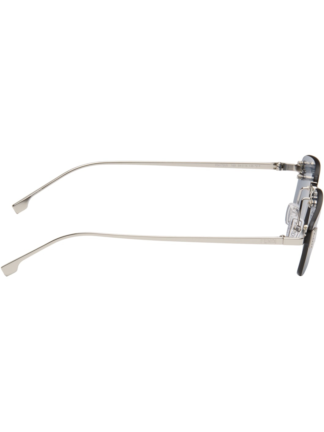 Silver 'Fendi First' Crystal Sunglasses - 2