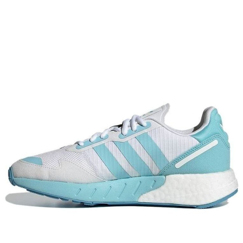 (WMNS) adidas ZX 1K Boost 'Bold Logo Graphic - Hazy Sky' FX6864 - 1