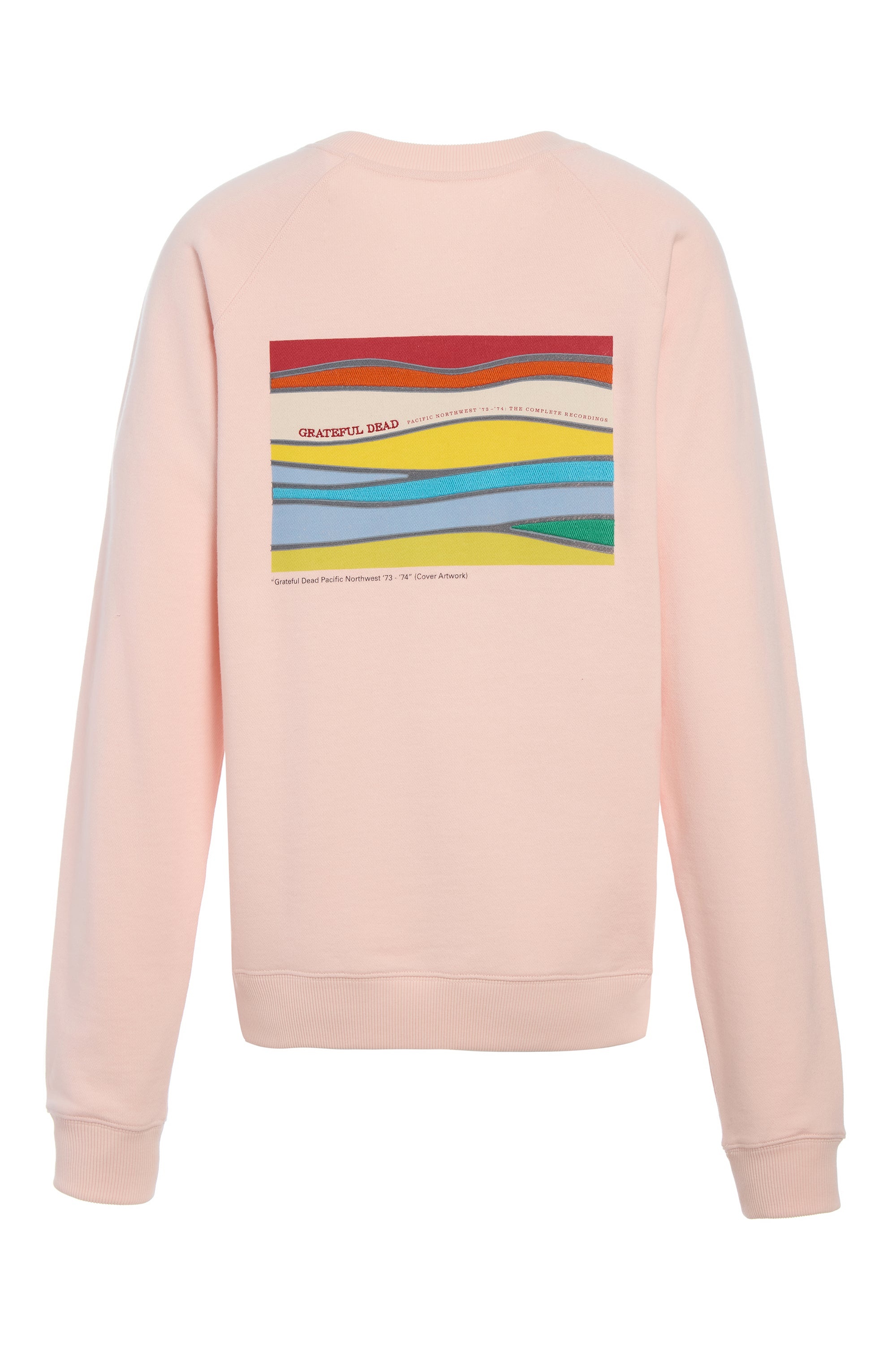 Royston Sweatshirt in Pale Blush Fine Cotton - 2