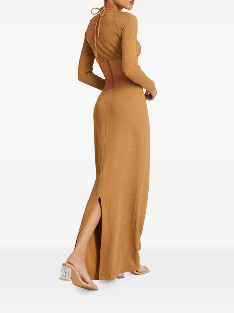 embellished cut-out maxi dress 4