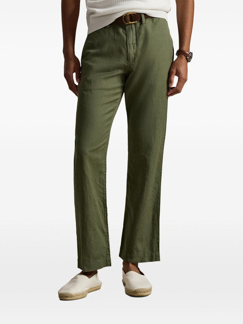 embroidered-logo chino pants 3