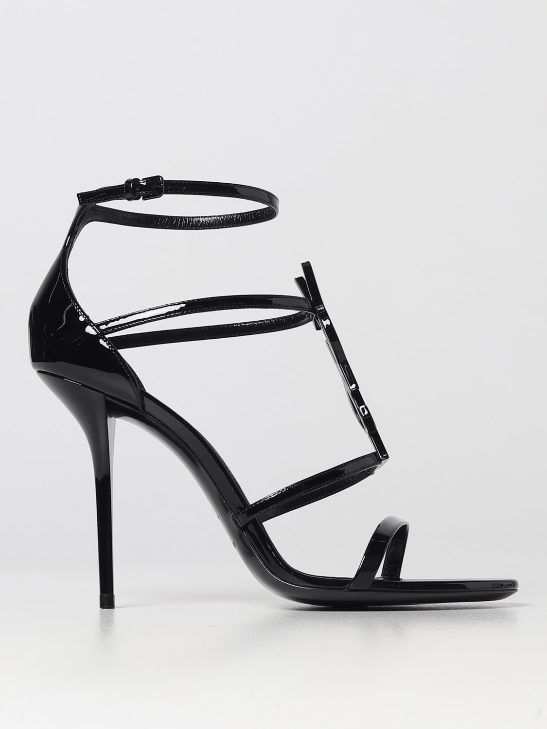 Cassandra Saint Laurent sandals in patent leather - 1