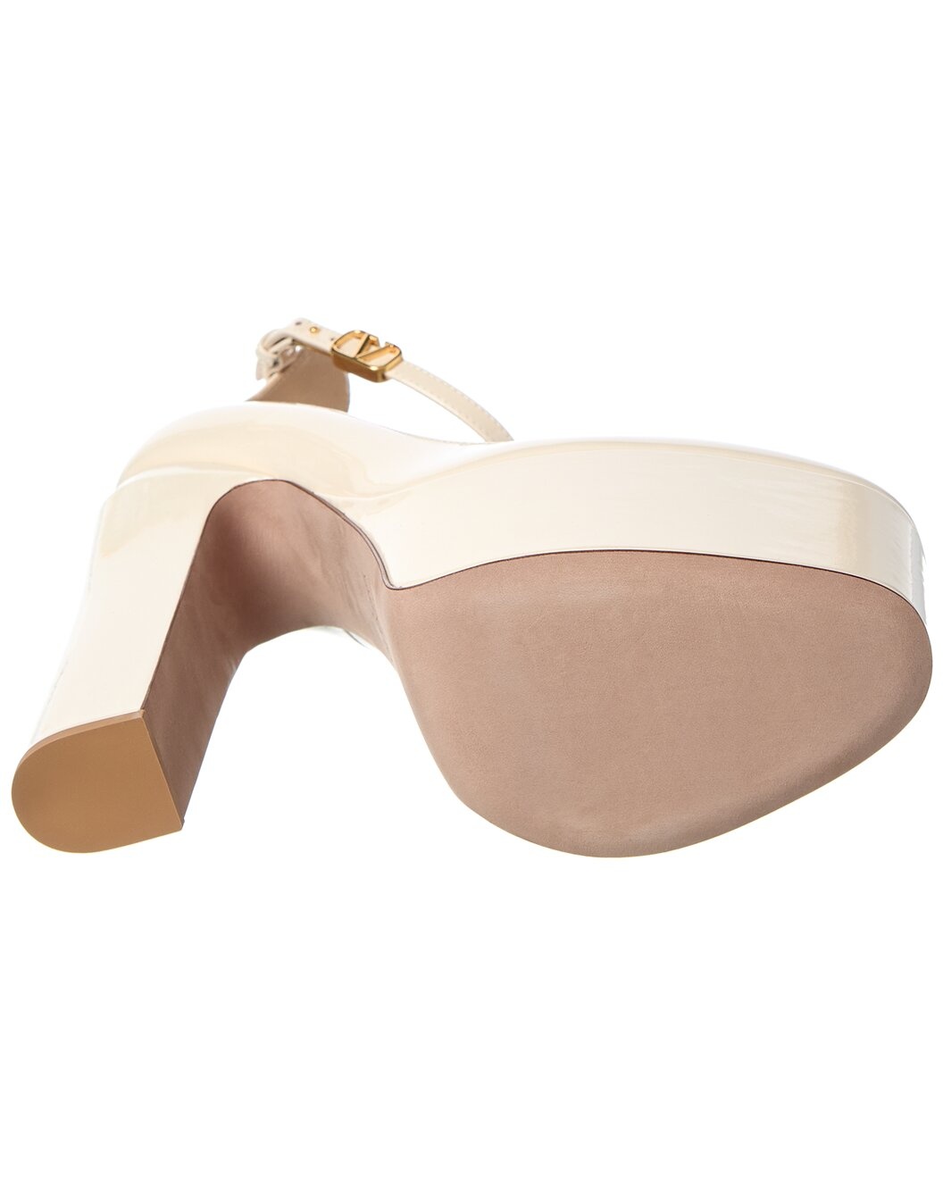 Valentino Tan-Go 155 Patent Platform Pump - 4