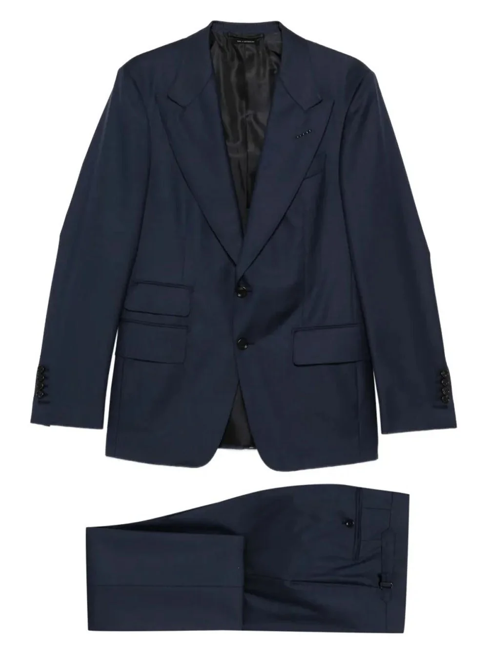 SHELTON SINGLE-BREASTED WOOL SUIT - 1