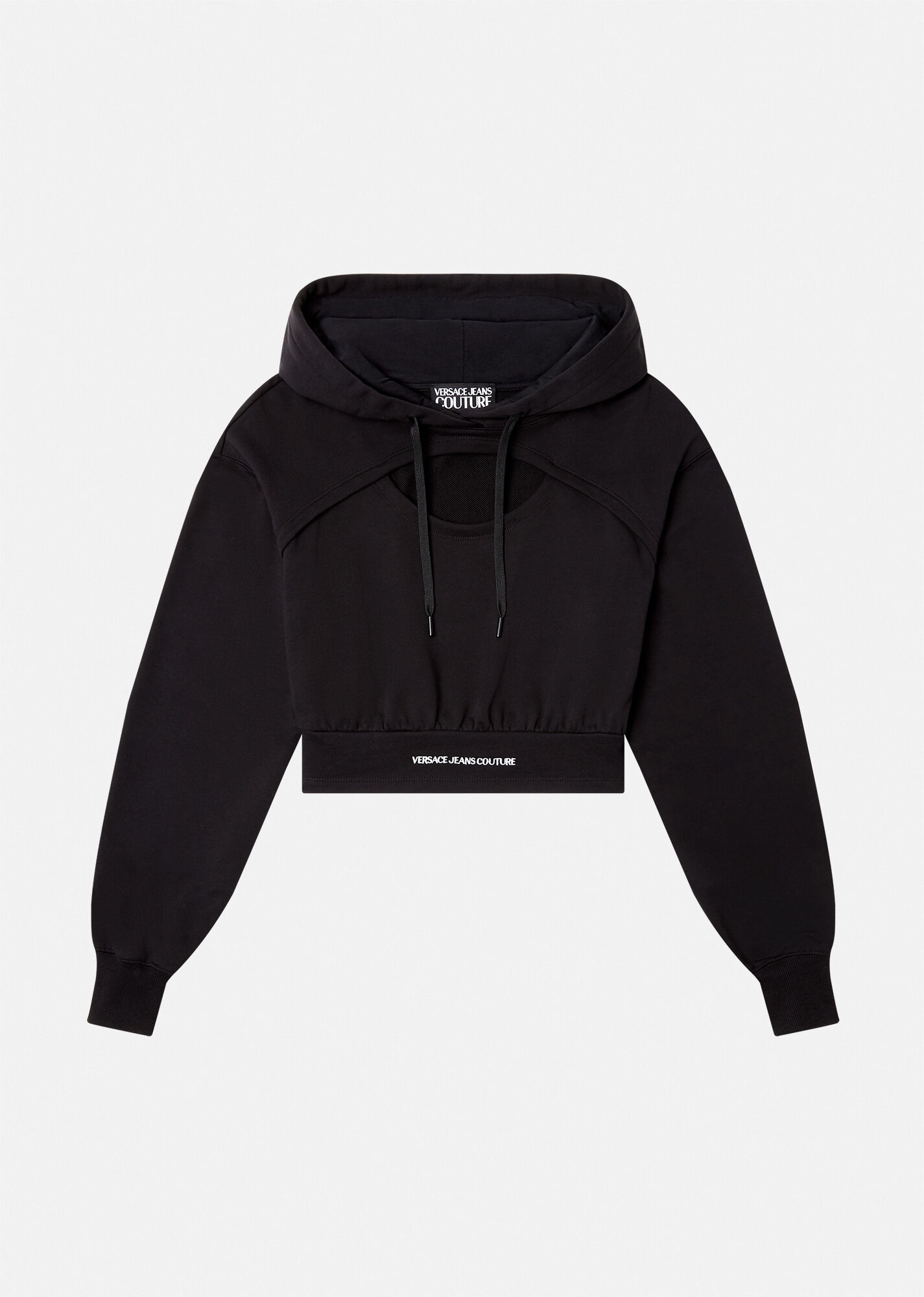 Hoodie with Cut-Out - 1