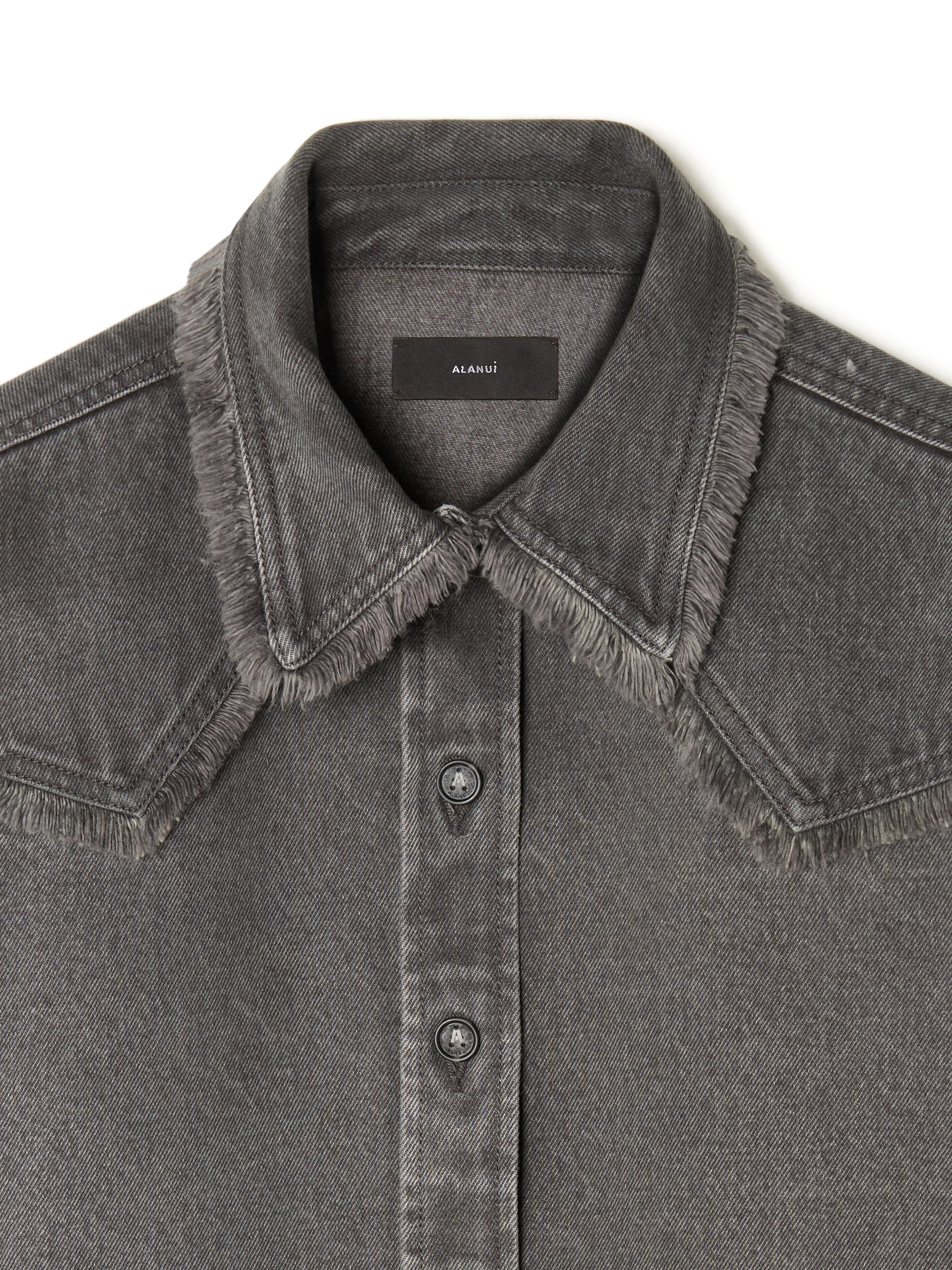 Free Horizons Cropped Denim Shirt - 7