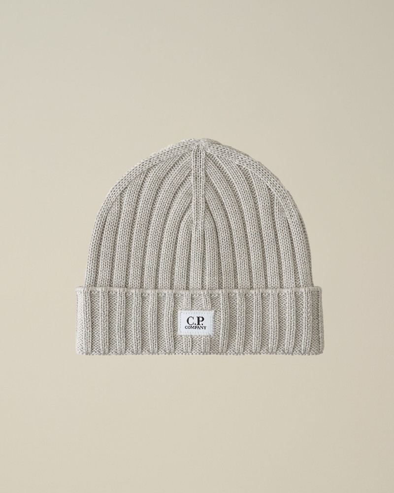 Extra Fine Merino Wool Logo Beanie 1