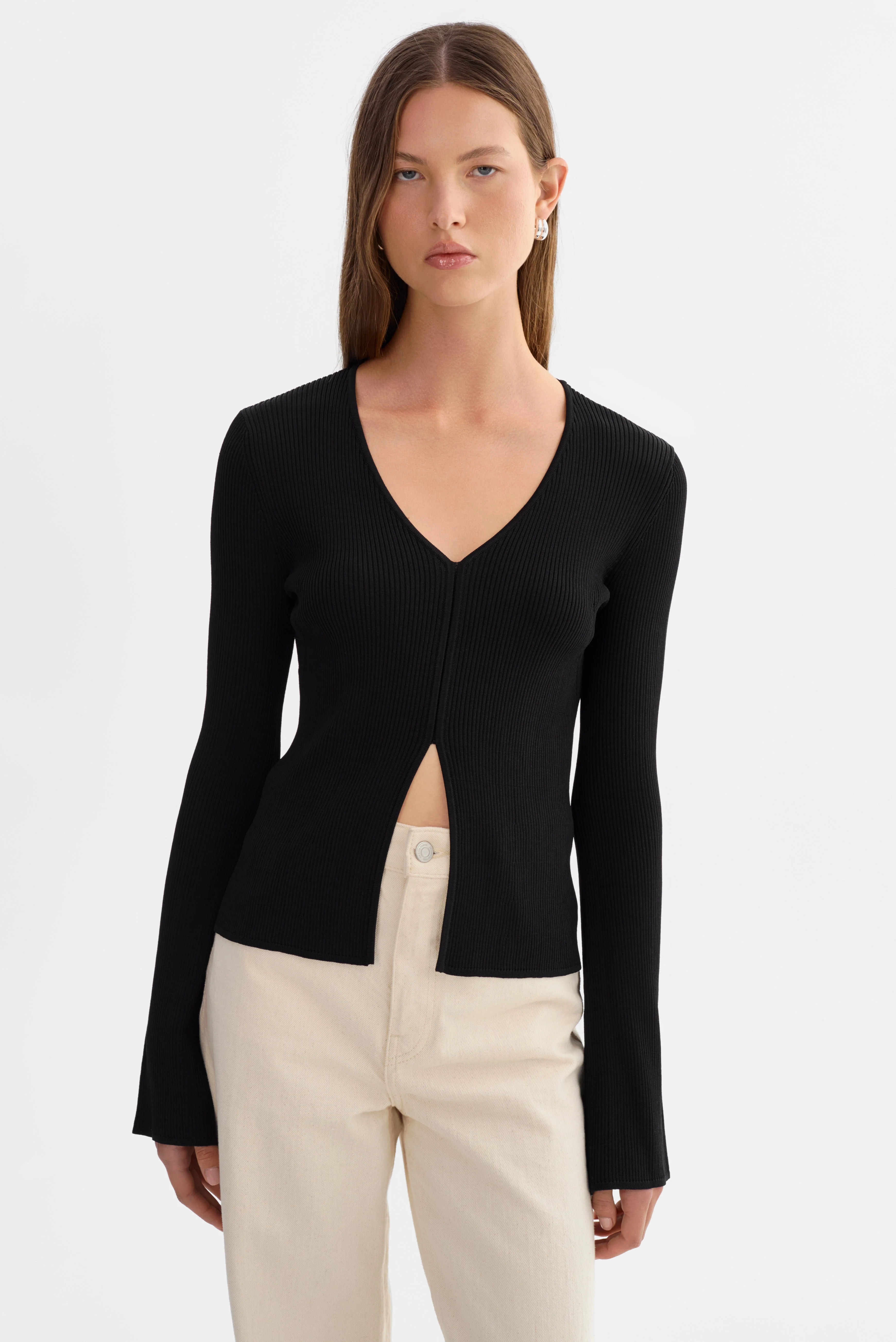 ARACELLI | Ribbed Knit Top - 1