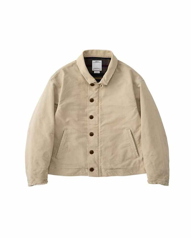 即発送VISVIM　DECKG.CORDSジャケット４ visvim PURSER DECK JKT G.CORDS IVORY - 0122205013013 IVORY Size 2